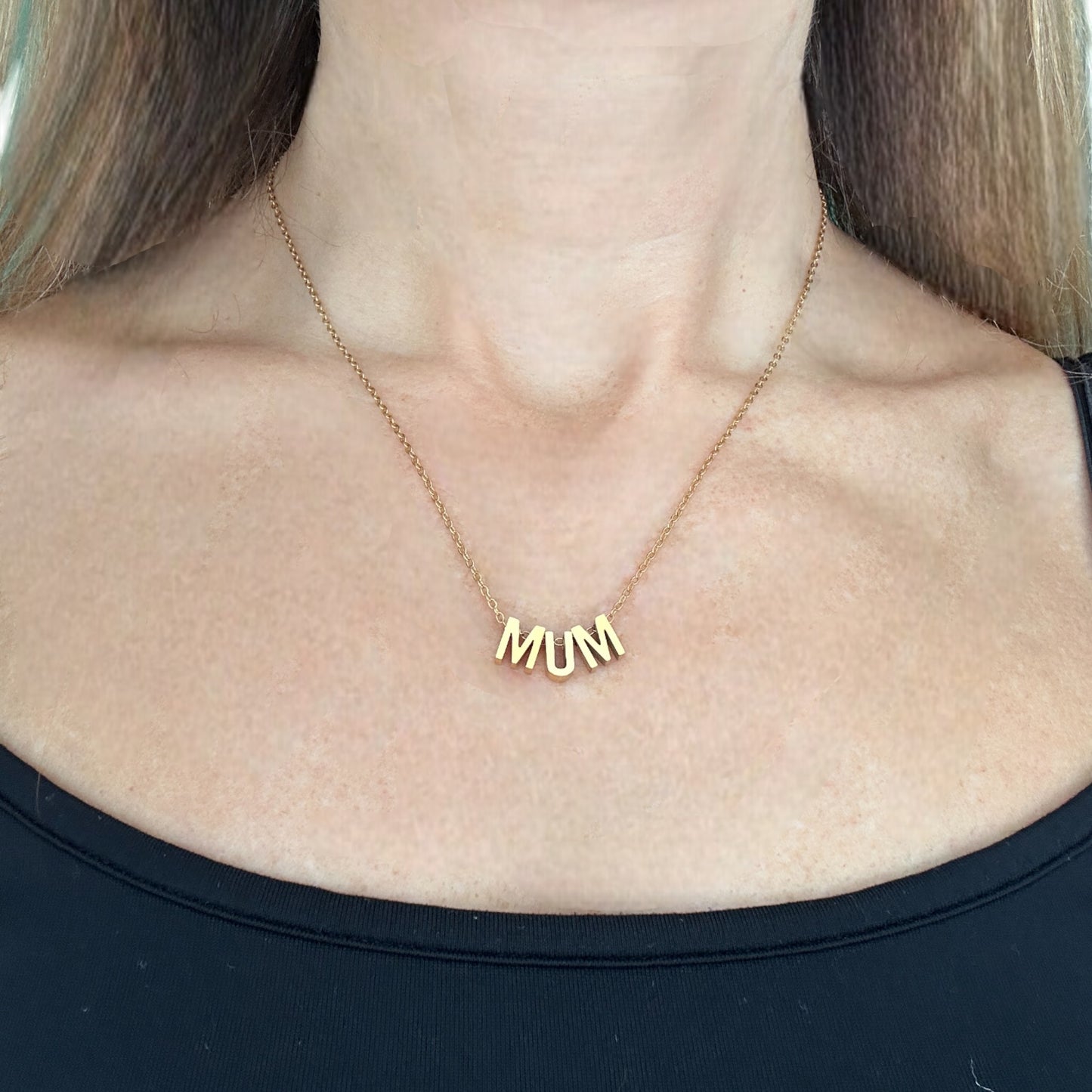 Mum necklace with gift pouch