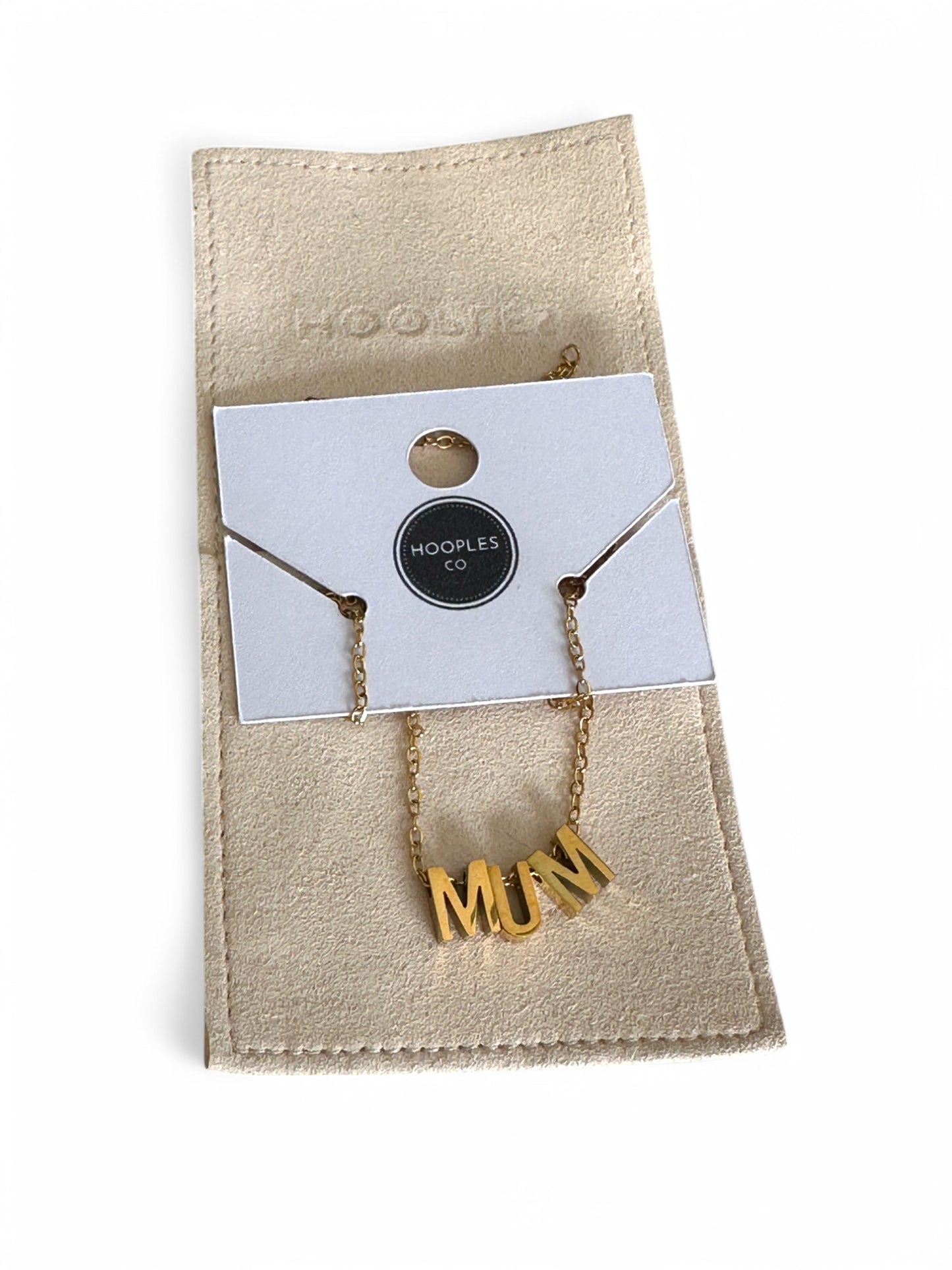 Mum necklace with gift pouch
